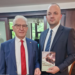 Neurochirurgul Aurel Mohan la Academia  Română, alături de celebrul doctor Alexandru-Vlad Ciurea, la lansarea volumului “Bolile Neurodegenerative. ” Îl respect pe cel care m-a învățat neurochirurgia, ca pe propriii mei părinți!”