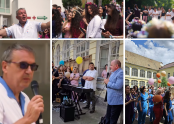 Una dintre cele mai bune generații a Facultății de Medicină și Farmacie Oradea, serenade pentru profesori la absolvire. Adrian Maghiar le-a urat să cânte Made in Romania când văd rezultatele la rezidențiat