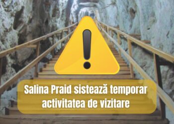 Salina Praid nu mai poate fi vizitată