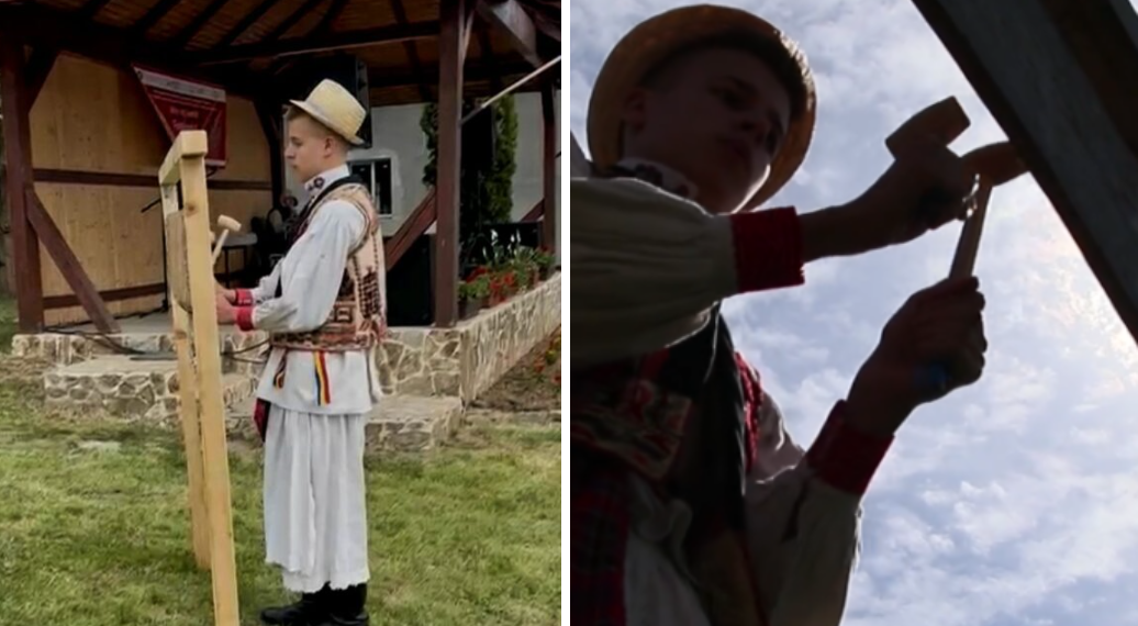 Vulcanistul Răzvan Lupău, înzestrat cu un auz muzical deosebit, câștigător la concursul de bătut toaca, la Drăgoteni.Adolescentul  cântă la caval, fluier, toacă, chitară, o parte din instrumente sunt făurite chiar de el