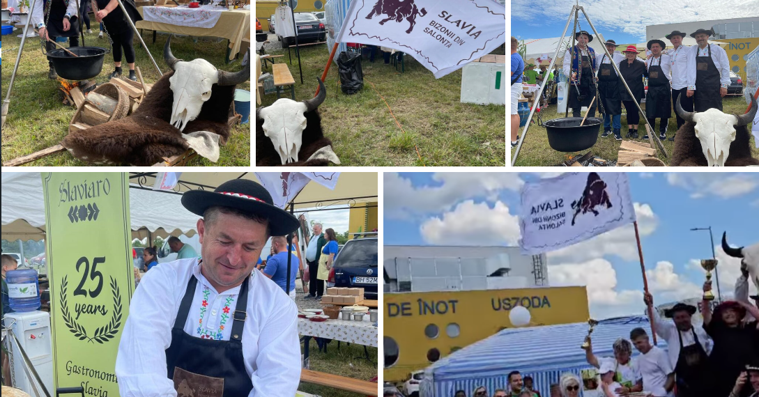Cu ce au sedus juriul câștigătorii celei de-a XXI-a ediții a concursului de gătit gulaș de la Salonta. Slovacii de la Slavia au avut ca aliat bizonul