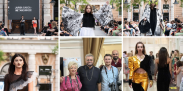 Cătălin Botezatu a venit să vadă creațiile absolvenților de la Modă-Design vestimentar din cadrul Facultății de Arte din Oradea