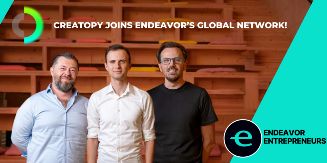 Creatopy Oradea, selectată în Endeavor, comunitatea companiilor care schimbă industrii