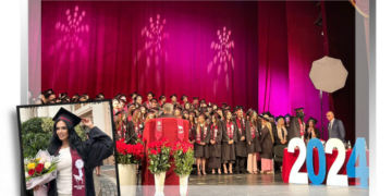  Viitorii avocați, judecători, notari, curs festiv. Călina Mitra, Miss Globe România 2022, în generația 2024 a Facultății de Drept Oradea
