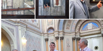 Doctor în porți monumentale, Aurel Stanciu și-a etalat ferestrele la Sinagoga Sion