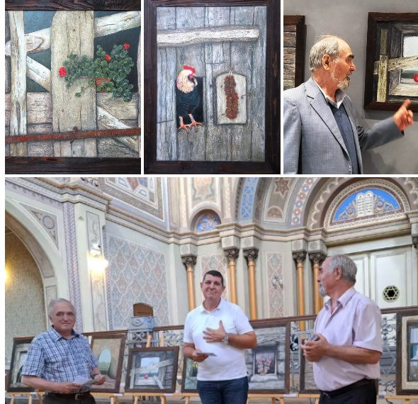 Doctor în porți monumentale, Aurel Stanciu și-a etalat ferestrele la Sinagoga Sion