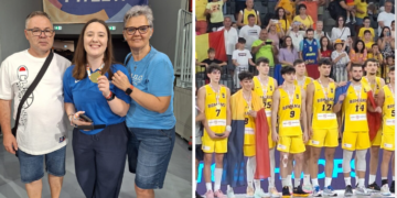 Cu orădeanca de 26 de ani Paula Nica, antrenor secund, România câștigă  finala la EuroBasket Under 20 la baschet masculin
