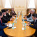 Szabó Ödön, președintele executiv al UDMR Bihor, vizită surpriză la Palatul Patriarhiei împreună cu  Ambasadorul Ungariei la București și cu Secretarul de Stat pentru Culte și Naționalități de la Budapesta