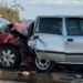 6 mașini implicate într-un accident în lanț la ieșirea din Aleșd.  7 victime la spital