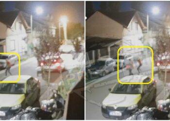 Șofer de Bolt filmat când bate cu bâta un client în vârstă