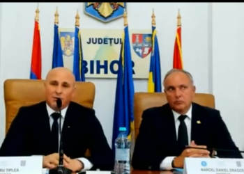 Predare de ștafetă în Prefectura Bihor. Țiplea: A fost o onoare să fiu prefectul județului Bihor. Dragoș: Voi căuta să asigur continuitate în materie de rigoare și performanță..