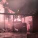 Incendiu violent la o fabrică de sicrie din Valea Mare de Criș
