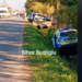 Accident la Sudrigiu. O mașină a Poliției a ajuns în sanț