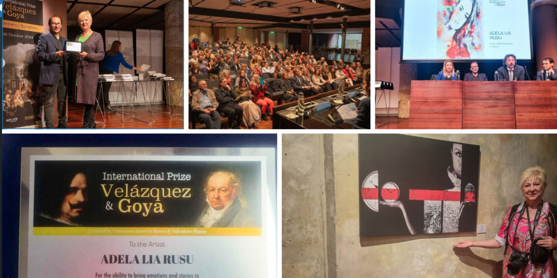 Orădeanca Adela Rusu, premiata la Casa Milà din Barcelona cu  prestigiosul premiu internațional „Velazquez & Goya” 2024