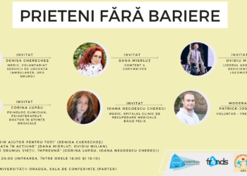 „Prieteni Fără Bariere”: o echipă de voluntari orădeni se mobilizează pentru a aduce în prim-plan vocile persoanelor care trăiesc cu dizabilități 