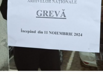 Bihor, protest extrem. Sindicaliștii din serviciile Arhivelor Naționale au intrat în grevă generală. Ei reclamă salarii cu până la 1500 de lei mai mici față de cele ale colegilor de la București 