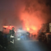 Incendiu violent în curtea unor beiușeni