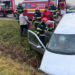 Accident cu șofer încarcerat