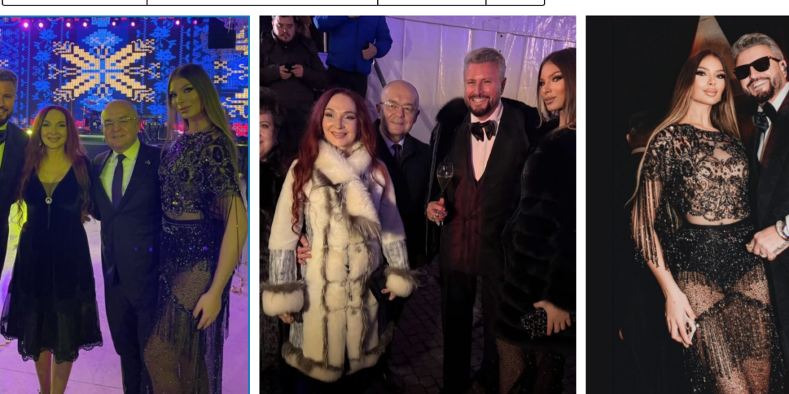 Orădeanca Nicolle Fota, Revelion cu  Cătălin Botezatu, familia Boc și  oameni de afaceri din Dubai, Paris și Mykonos
