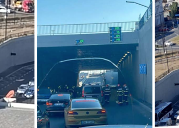 Accident în Centrul Civic, motociclist la spital