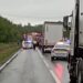 Accident grav între un autoturism și un camion pe DN 19E, în localitatea Sarcău