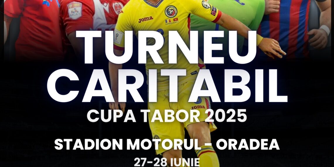 Iasmin Latovlevici, Gabi Torje, Zeno Bundea, Steliano Filip joacă la Oradea, la Cupa Tabor,  pentru a susține cauza unui orfelinat