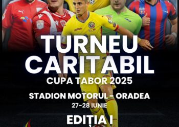 Iasmin Latovlevici, Gabi Torje, Zeno Bundea, Steliano Filip joacă la Oradea, la Cupa Tabor,  pentru a susține cauza unui orfelinat