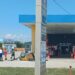 Accident rutier în Fegernic: Mașină răsturnată lângă o benzinărie
