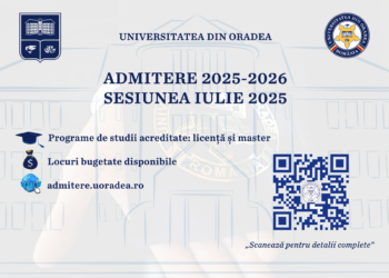 A început admiterea la Universitatea din Oradea: peste 2.800 de locuri bugetate, noi oportunități pentru viitorii studenți