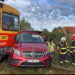 Accident la Salonta: Un tren a deraiat după impactul cu o mașină