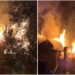 O noapte de foc în Bihor: pompierii luptă cu flăcările, din cauza unui coș de fum