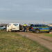 Cadavru carbonizat descoperit într-o mașină arsă lângă Oradea