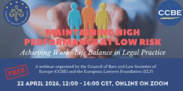 Avocații din România, invitați la un webinar european despre wellbeing și echilibrul viață–profesie
