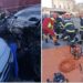 Impact între un autotren și trei autoturisme pe DN 1, în Aușeu
