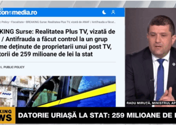 ANAF declanșează un control de amploare: datorii de peste 259 milioane lei într-un grup de firme conectat la un post TV