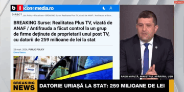 ANAF declanșează un control de amploare: datorii de peste 259 milioane lei într-un grup de firme conectat la un post TV
