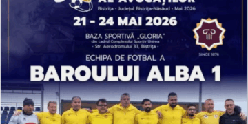 Echipa Baroului Alba se pregătește pentru Campionatul Național de Fotbal al Avocaților – Bistrița 2026.
