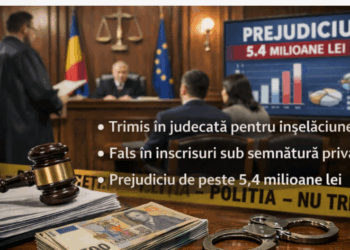 Administrator din Bihor, trimis în judecată pentru înșelăciune de peste 5,4 milioane lei și fals în înscrisuri sub semnătură privată