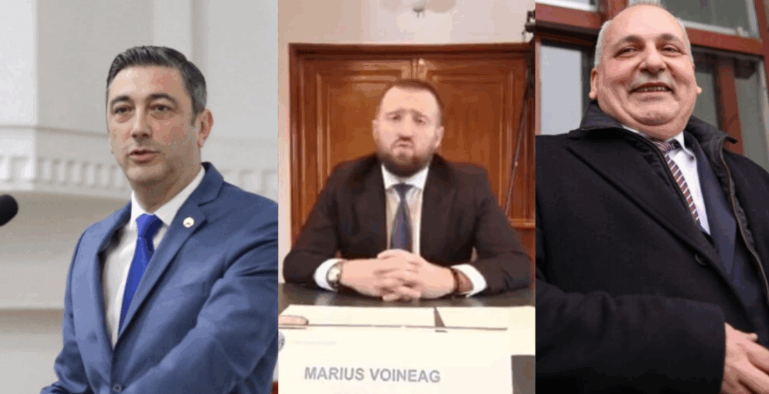 Procurorii Alex-Florin Florența, Marius-Ionuț Voineag și Ioan-Viorel Cerbu, de la stânga la dreapta. ( surse foto: site INM, captură video MJ, Inquam photos)