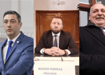 Procurorii Alex-Florin Florența, Marius-Ionuț Voineag și Ioan-Viorel Cerbu, de la stânga la dreapta. ( surse foto: site INM, captură video MJ, Inquam photos)