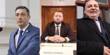 Procurorii Alex-Florin Florența, Marius-Ionuț Voineag și Ioan-Viorel Cerbu, de la stânga la dreapta. ( surse foto: site INM, captură video MJ, Inquam photos)