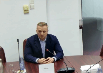 Procurorul Puia Răzvan-Cătălin, propus pentru numirea în funcția de judecător la Judecătoria Salonta, în cadrul ședinței Secției pentru judecători a CSM.- captură ecran