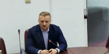 Procurorul Puia Răzvan-Cătălin, propus pentru numirea în funcția de judecător la Judecătoria Salonta, în cadrul ședinței Secției pentru judecători a CSM.- captură ecran