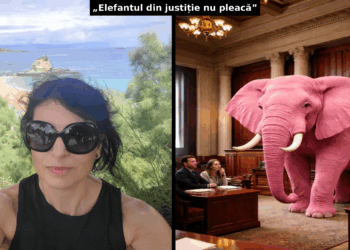 Ilustrație: „elefantul din încăpere”. Foto: Facebook / Ramona-Grațiela Milu
