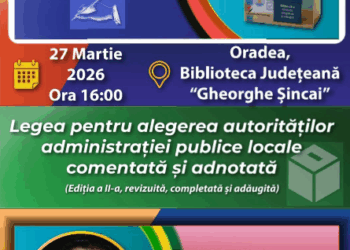 Lansare de carte juridică la Oradea: Mihai Cristian Apostolache aduce în prim-plan legislația electorală locală