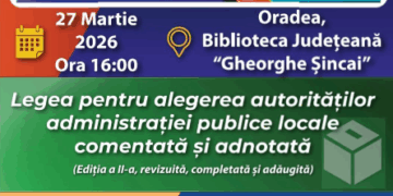 Lansare de carte juridică la Oradea: Mihai Cristian Apostolache aduce în prim-plan legislația electorală locală