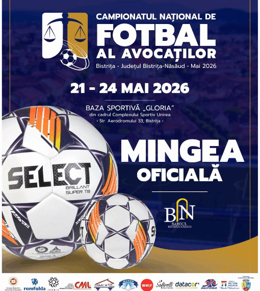 Spirit de echipă, fair-play și tradiție: Avocații României intră în joc la Bistrița – Campionatul Național de Fotbal al Avocaților 2026