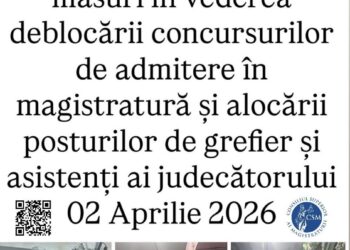 CSM: Al patrulea apel către Guvernul României pentru adoptarea de măsuri în vederea deblocării concursurilor de admitere în magistratură şi alocării posturilor de grefier şi asistenţi ai judecătorului