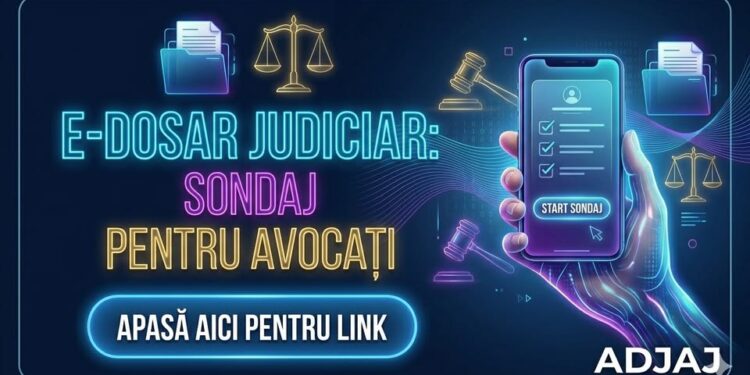 Decizie-cheie pentru justiția digitală. Avocații, invitați să influențeze direct evoluția e-Dosar Judiciar
