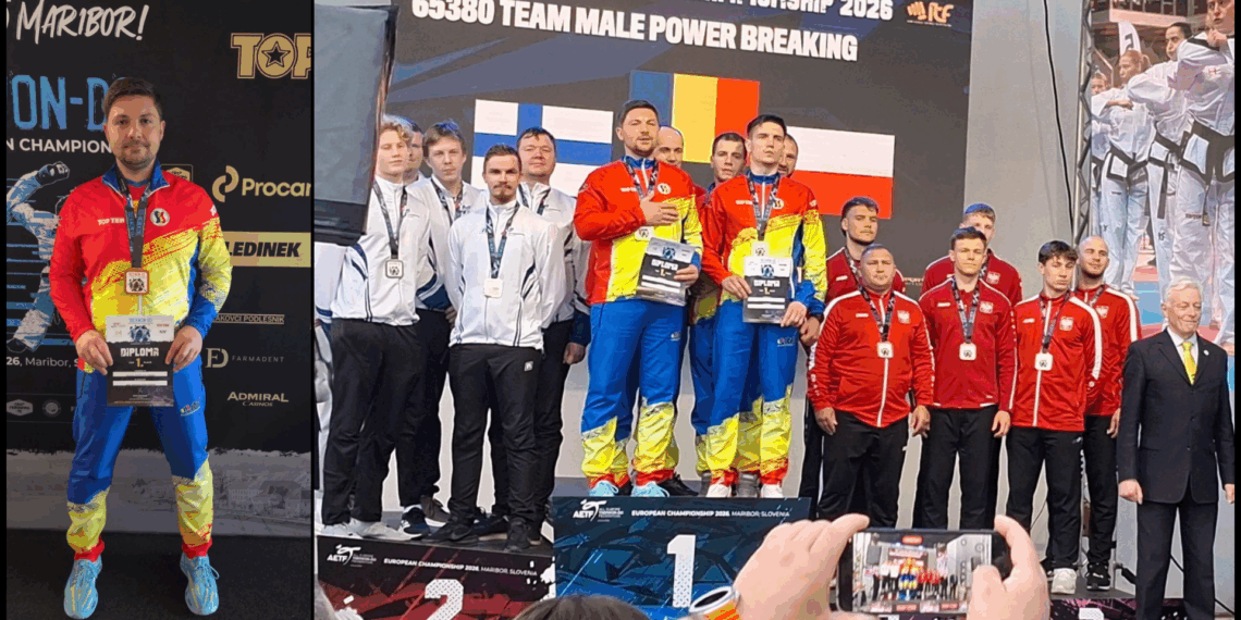 Polițist din Bihor, de neoprit în Europa. Bogdan Gug cucerește al 8-lea aur consecutiv la Taekwon-do